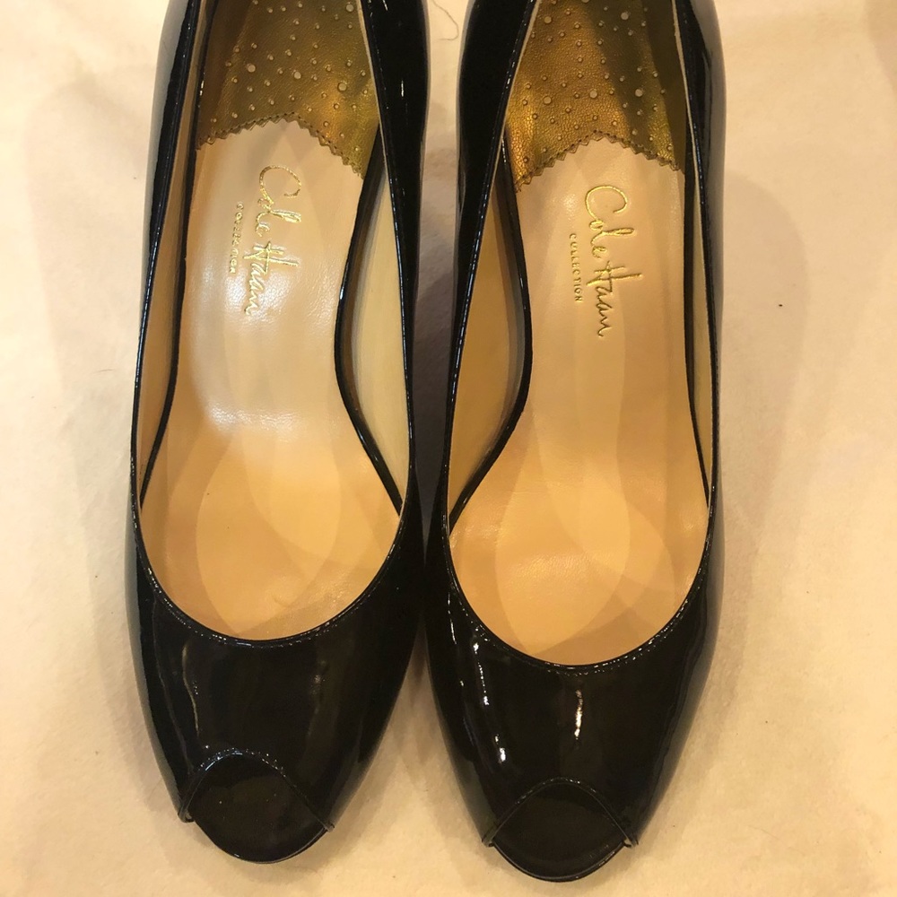 Cole Haan peep toe pump